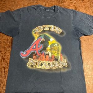 Otis Nixon Atlanta Braves bootleg tee